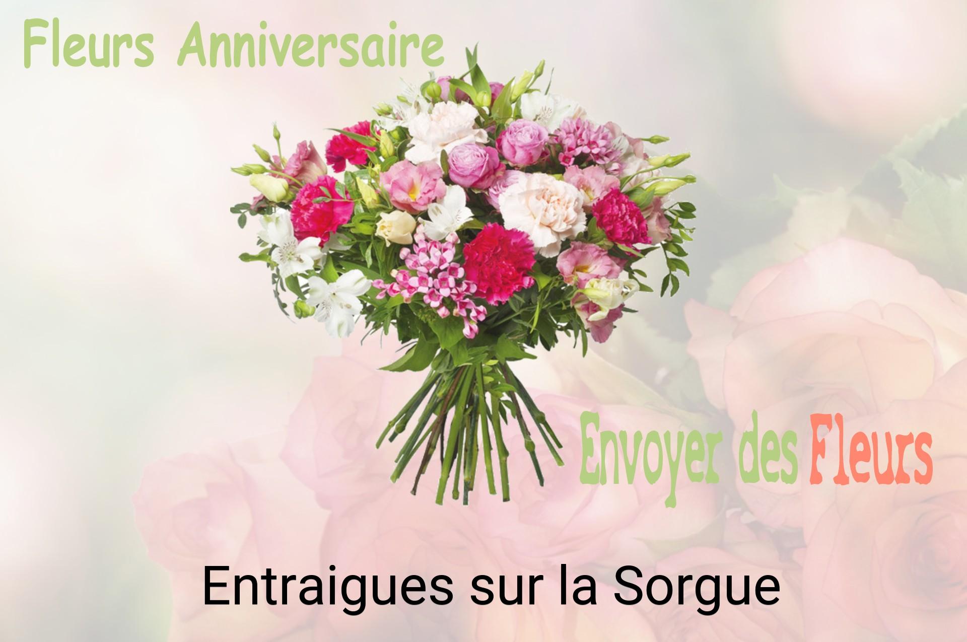 Bouquet de fleurs d’anniversaire livré à Entraigues-sur-la-Sorgue